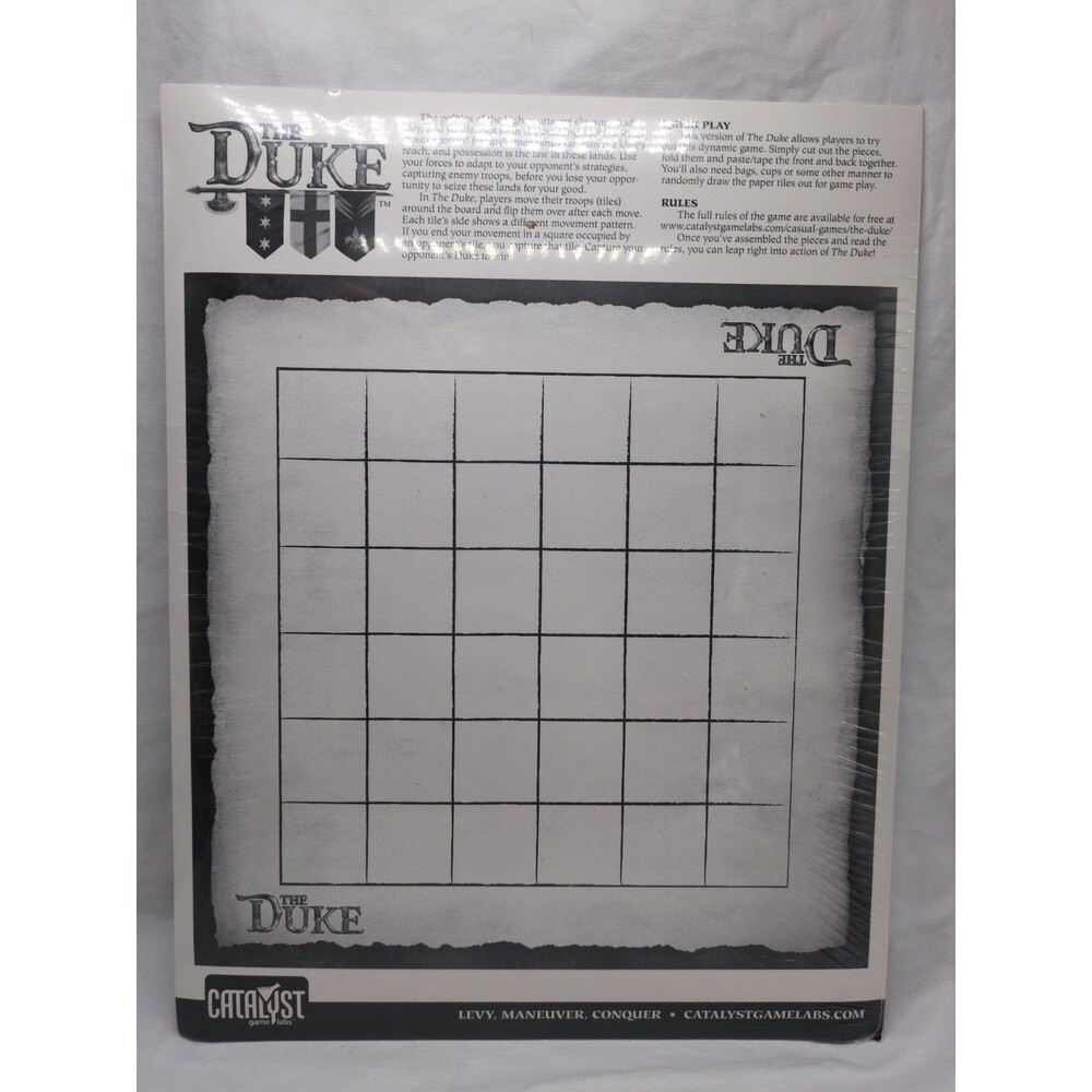 The Duke Cutout Quick Play Board Game